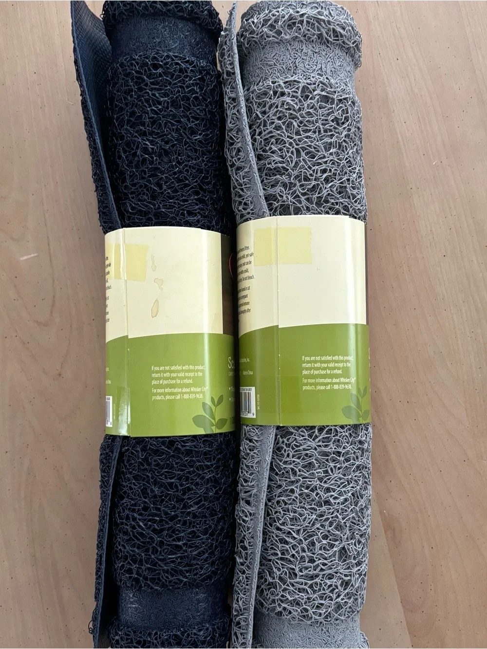 Scatter Control Kitty Litter Mats. Set of Two. 24x14 Inches. Brand New.